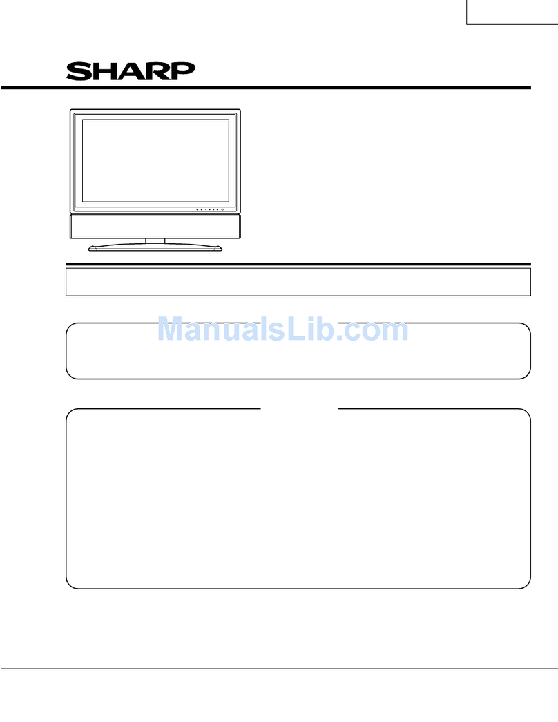 Sharp Aquos LC-26GD6U User manual
