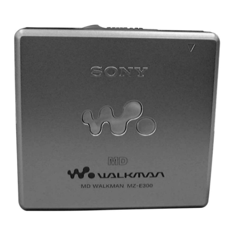 Sony MD WALKMAN MZ-E300 User manual
