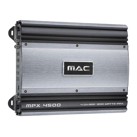 MAC Audio MPX 4500 owner's manual