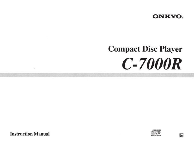 Onkyo C-7000R User manual