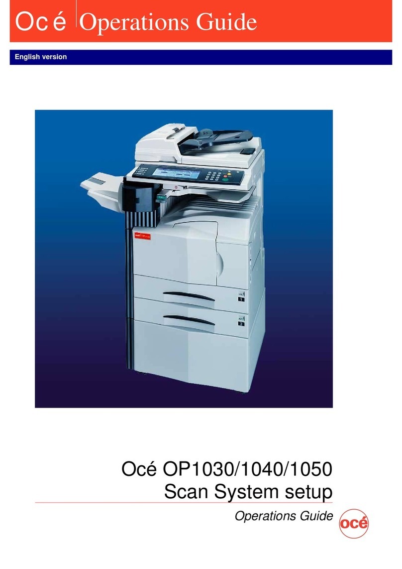 Oce OP1030 User manual