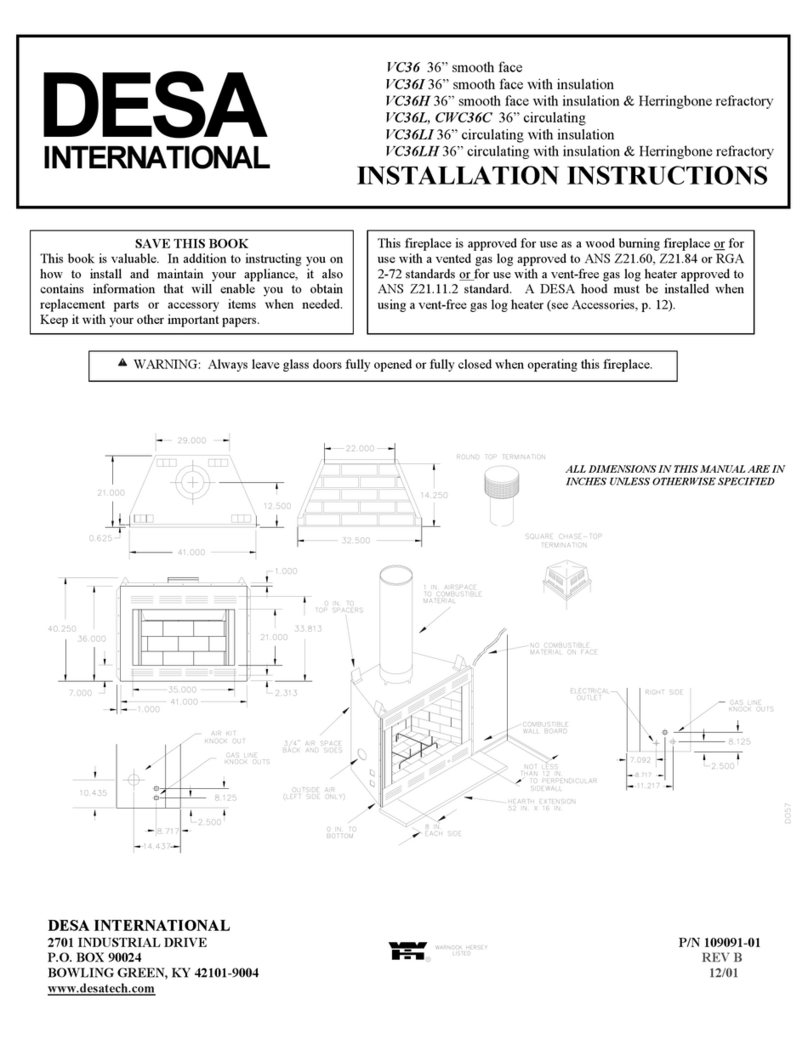 Desa (V)C36LH User manual Desa (V)C36LH User manual