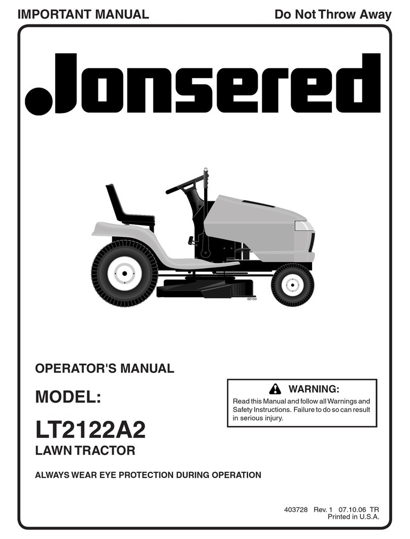 Jonsered LT2122A2 Operator's manual