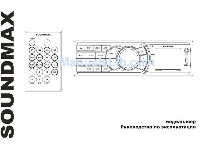 SoundMax SM-CCR3038 instruction manual