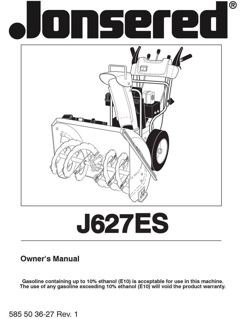 Jonsered J627ES owner's manual