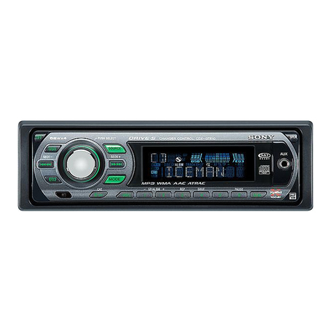 Sony CDX-GT560S User manual