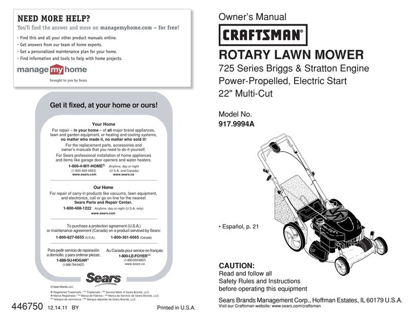 Craftsman 917.9994A User manual