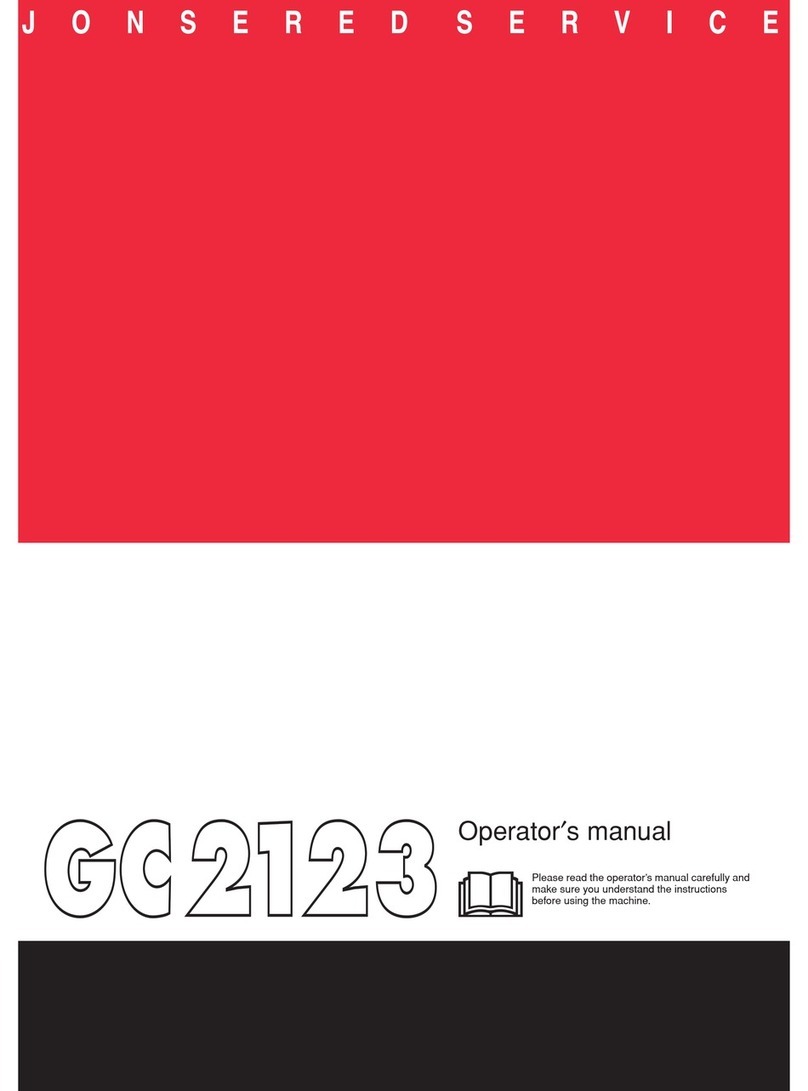 Jonsered GC2123 Operator's manual