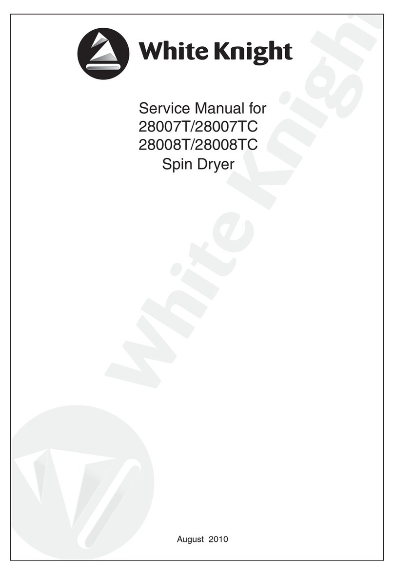 White Knight 28007T Service manual