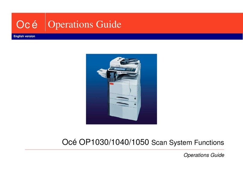 Oce OP1030 User manual