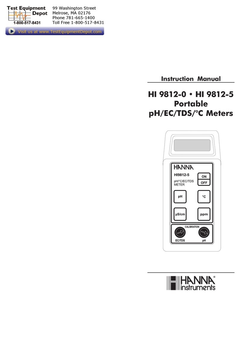Hanna Instruments HI 9812-0 instruction manual