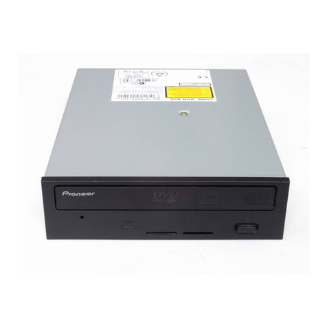 Pioneer dvr 106 - DVD RW Drive - IDE User manual Pioneer dvr 106 - DVD RW Drive - IDE User manual