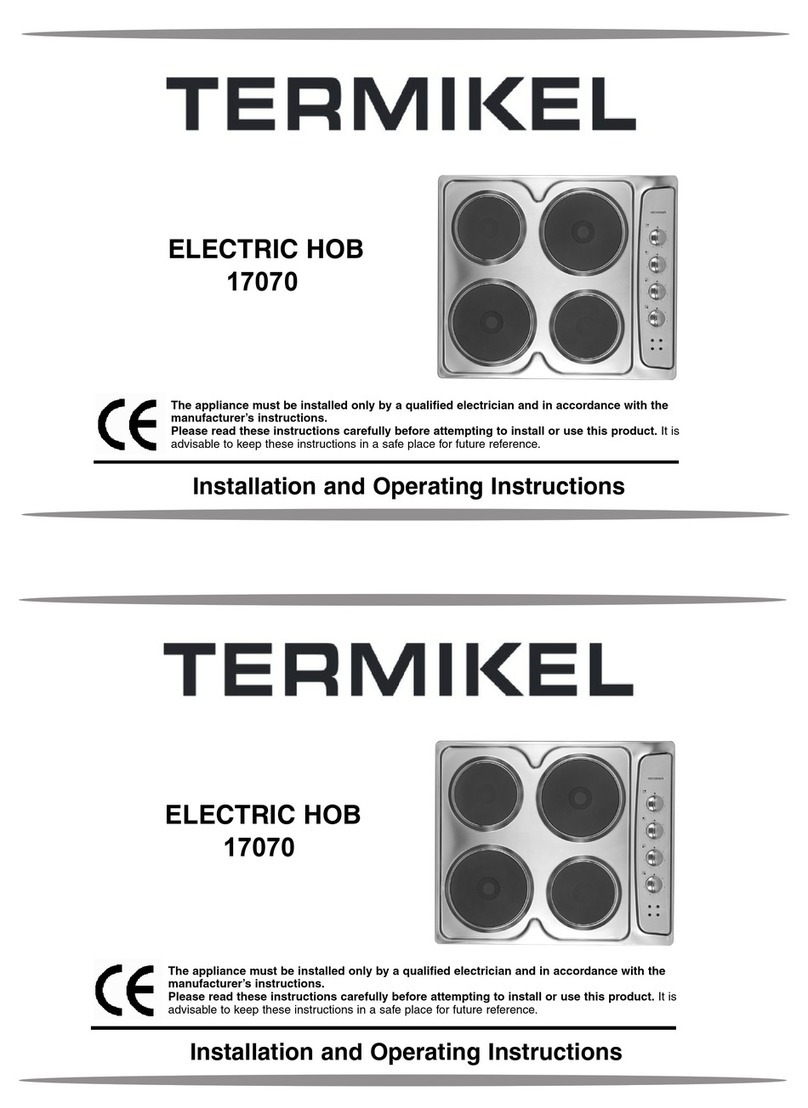 Termikel 17070 Installation and operating instructions Termikel 17070 Installation and operating instructions