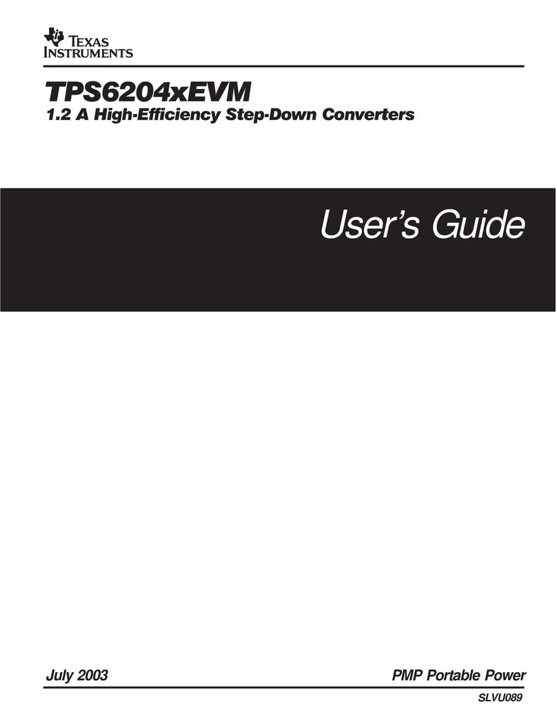 Texas Instruments TPS6204xEVM User manual