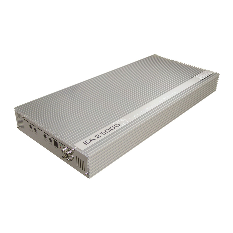 EMPHASER EA2500D Installation & operating manual