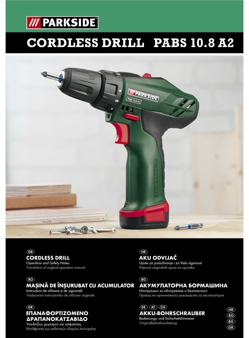 Parkside PABS 10.8 A2 User manual