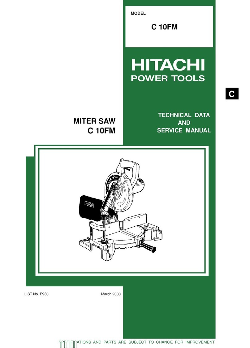 Hitachi C 10FM Technical data and service manual