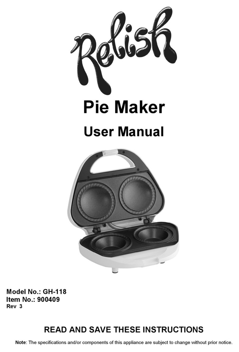 Relish GH-118 User manual