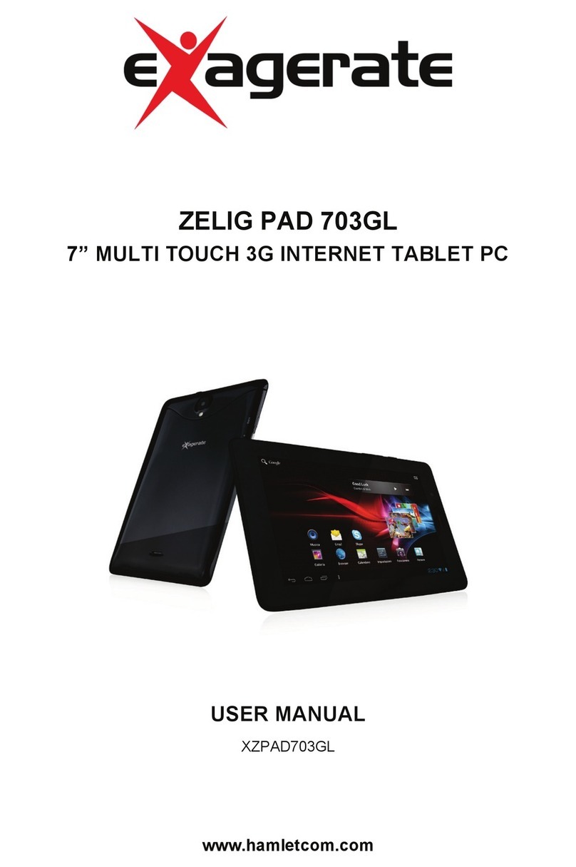 Exagerate XZPAD703GL user manual