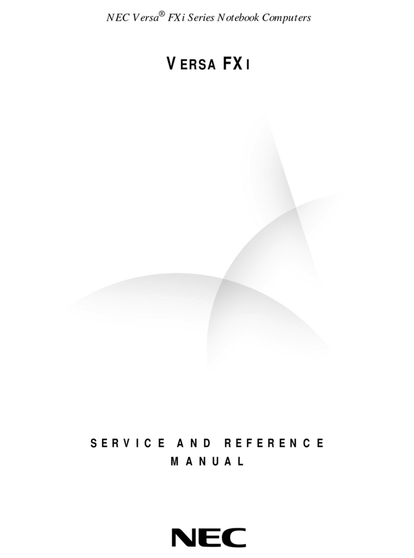 NEC VERSA FXI Service and reference manual
