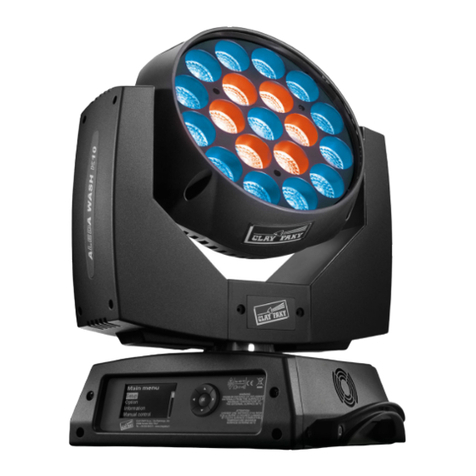 Claypaky A.LEDA WASH K5l User manual