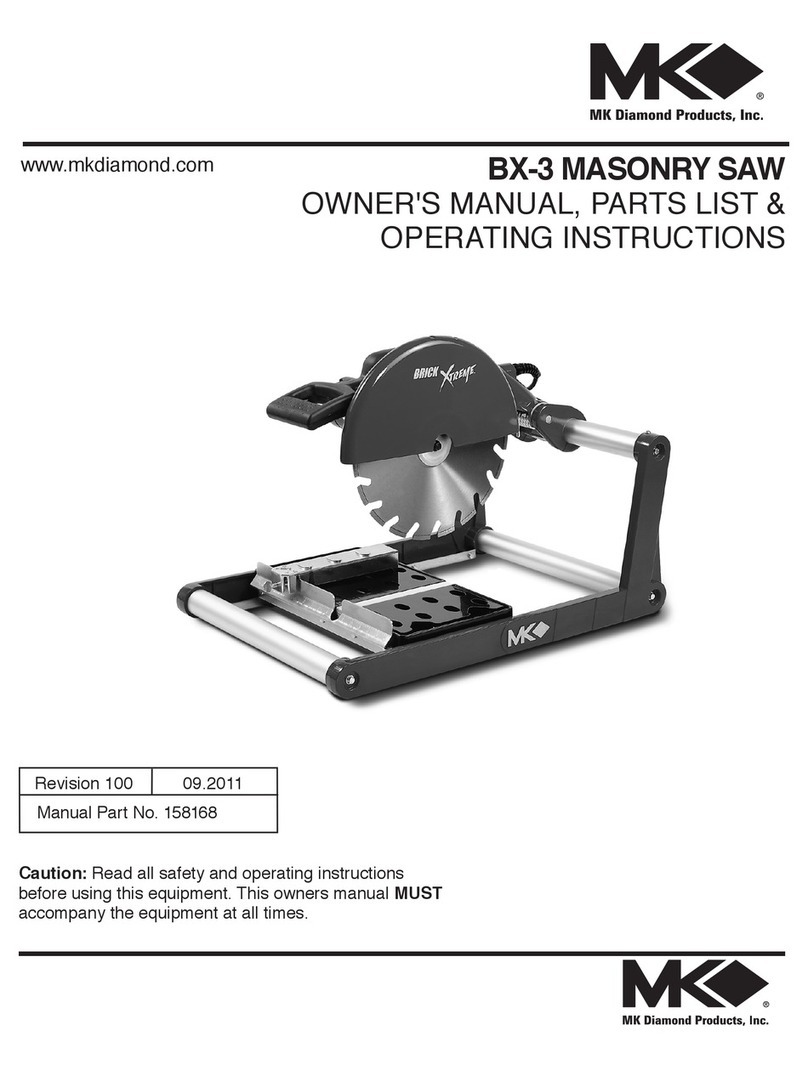 MK Diamond Products BX-3 User manual