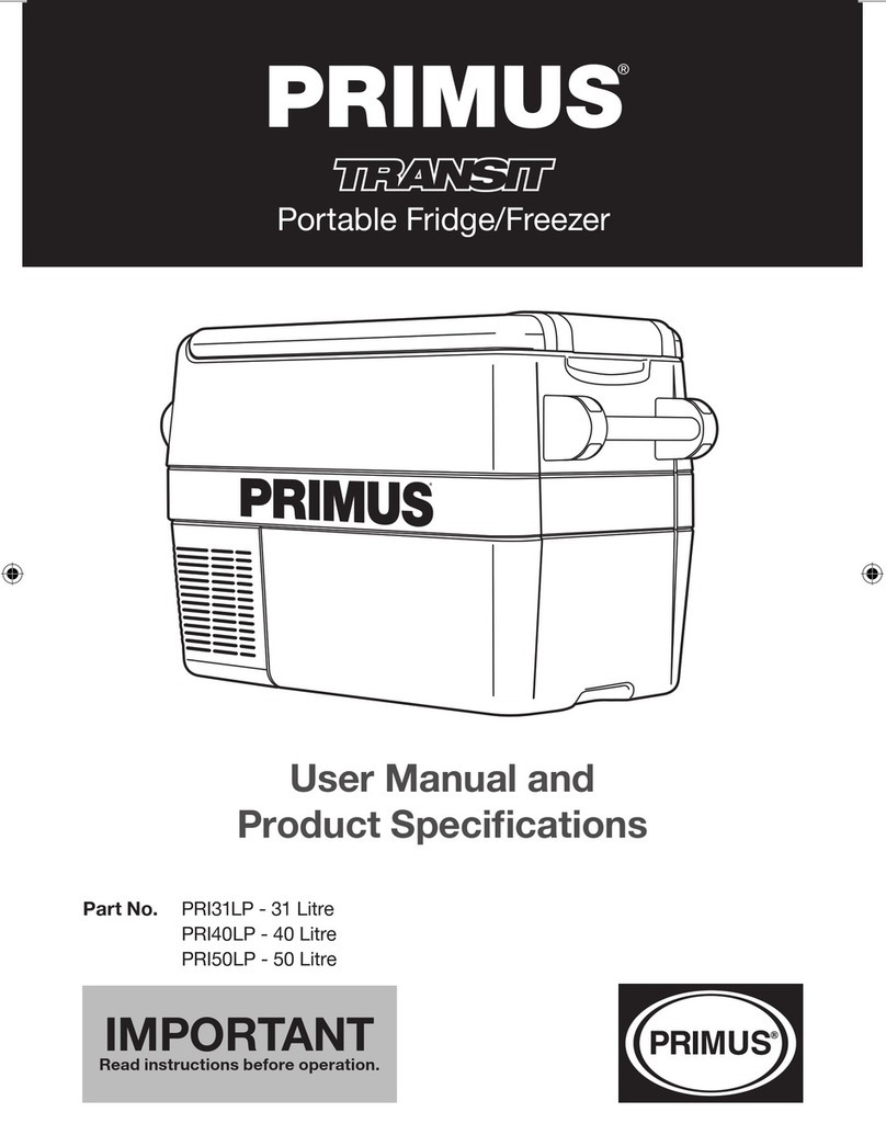 Primus PRI31LP - 31 Litre Installation instructions