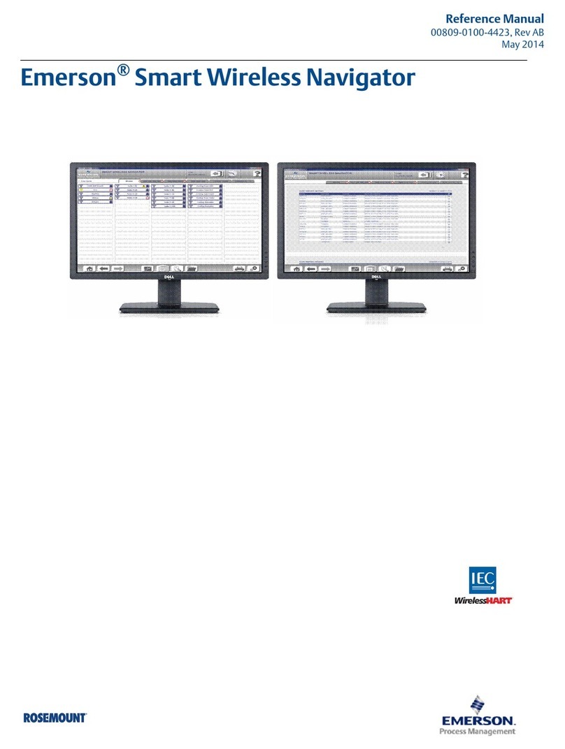Emerson Smart Wireless Navigator Reference manual