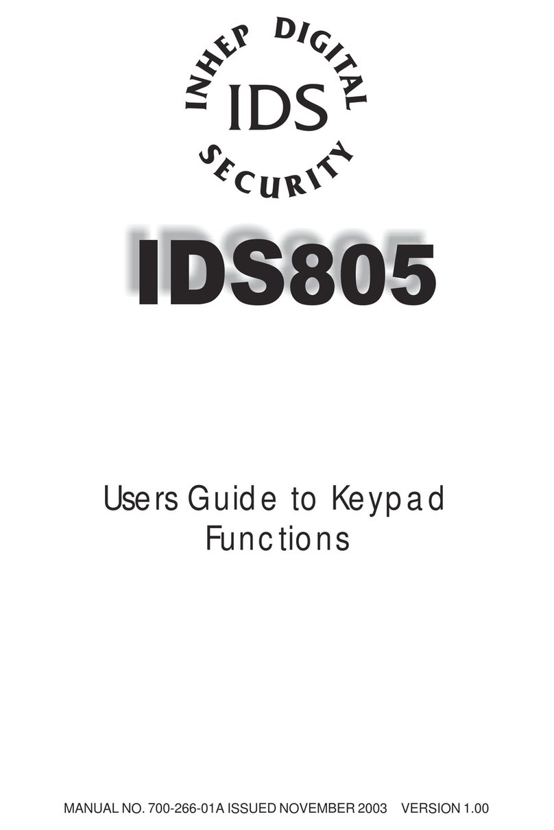 IDS IDS805 User manual