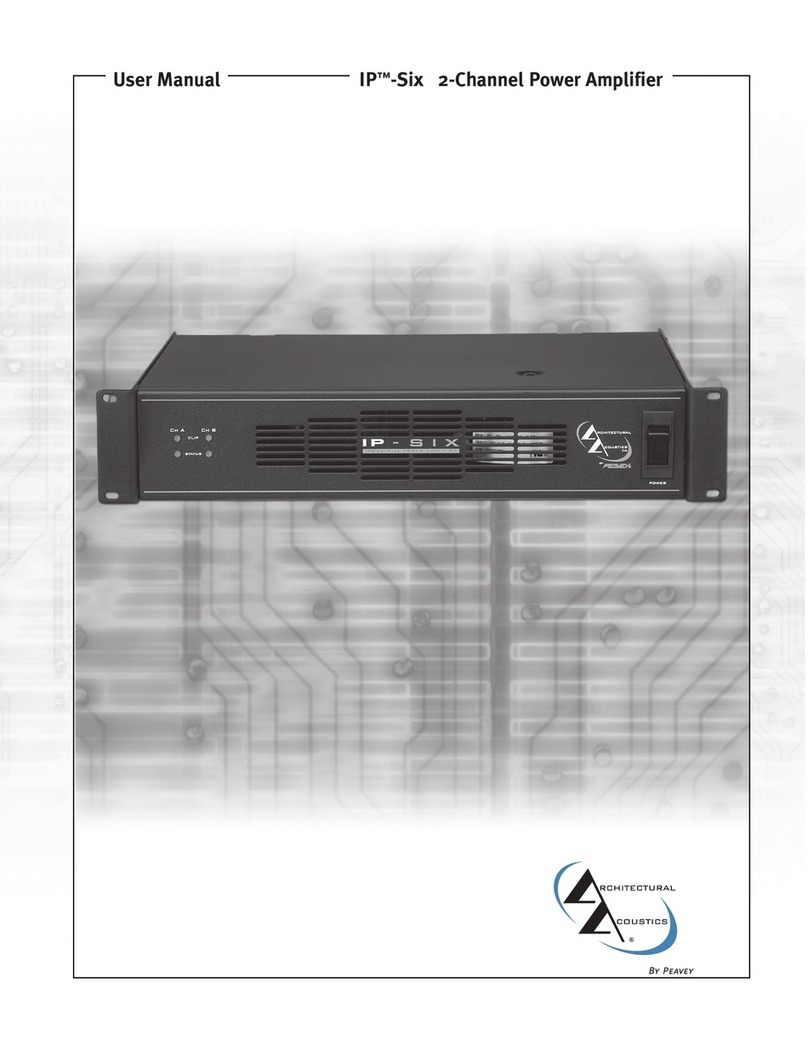 Architectural Acoustics IP-Six user manual