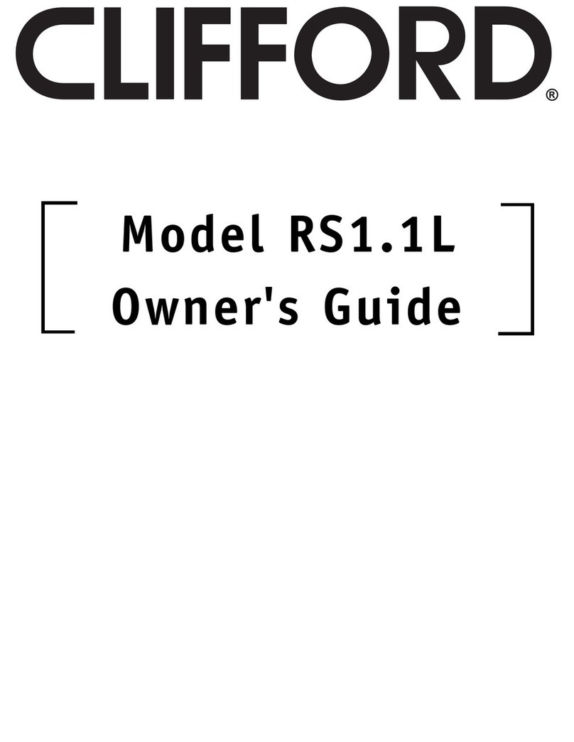Clifford RS1.1L owner's guide