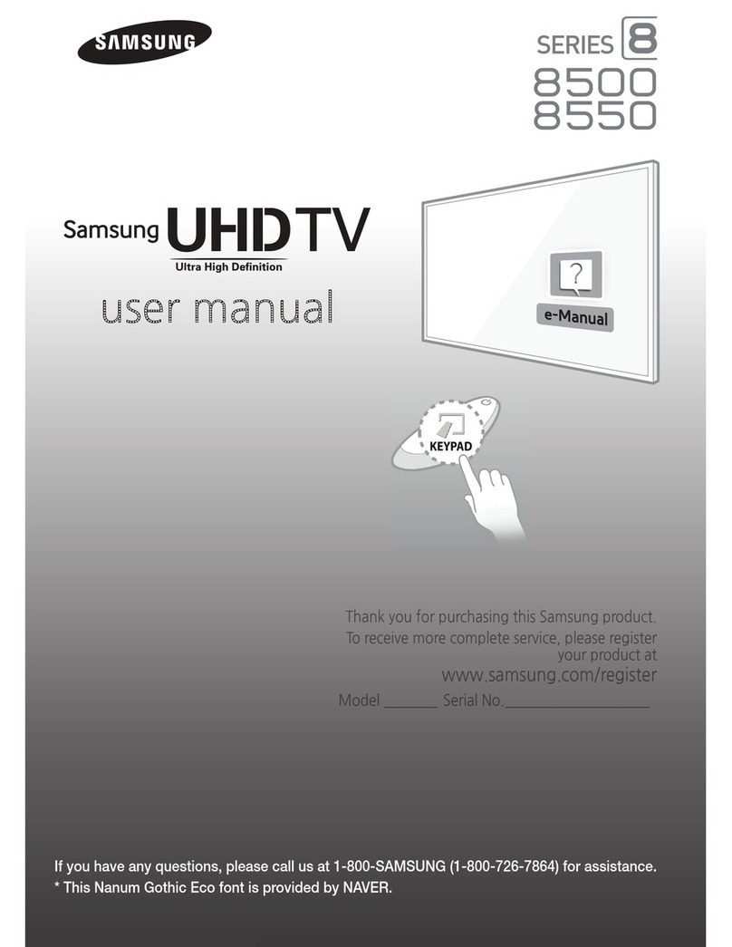 Samsung UN50HU8500 User manual