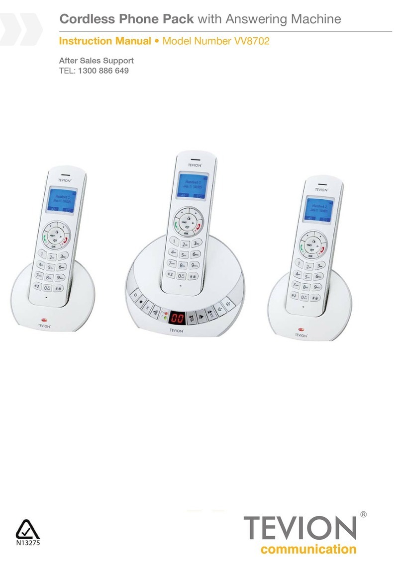 Tevion VV8702 User manual