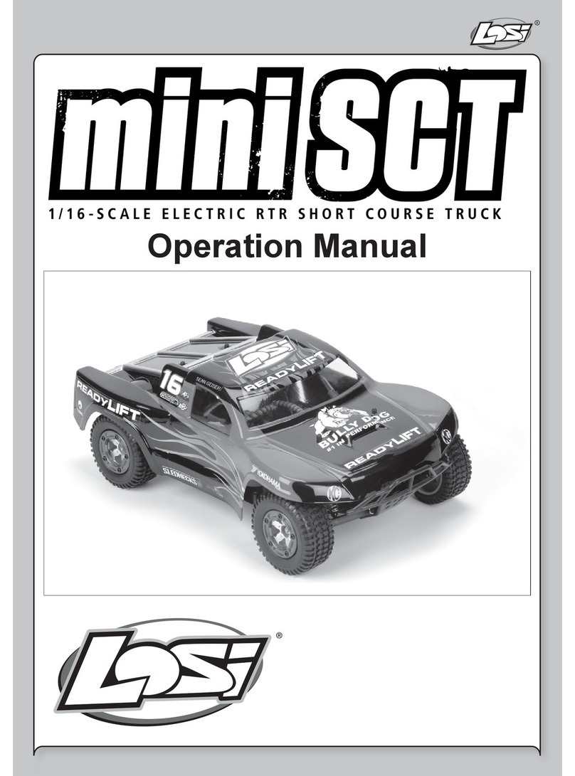 Team Losi mini SCT Operation manual