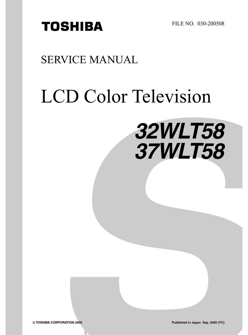 Toshiba 32WLT58 Series User manual