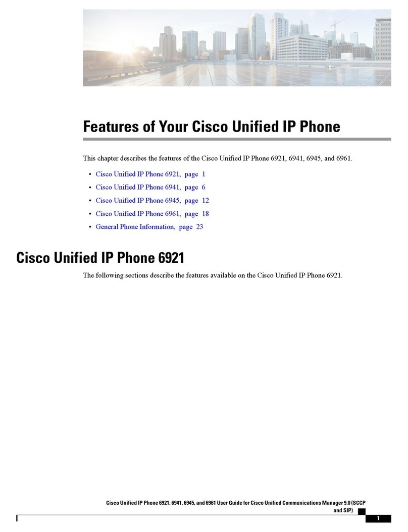 Cisco Unified 6921 Owner's manual