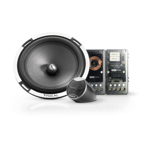 Focal PS 130/165 V User manual