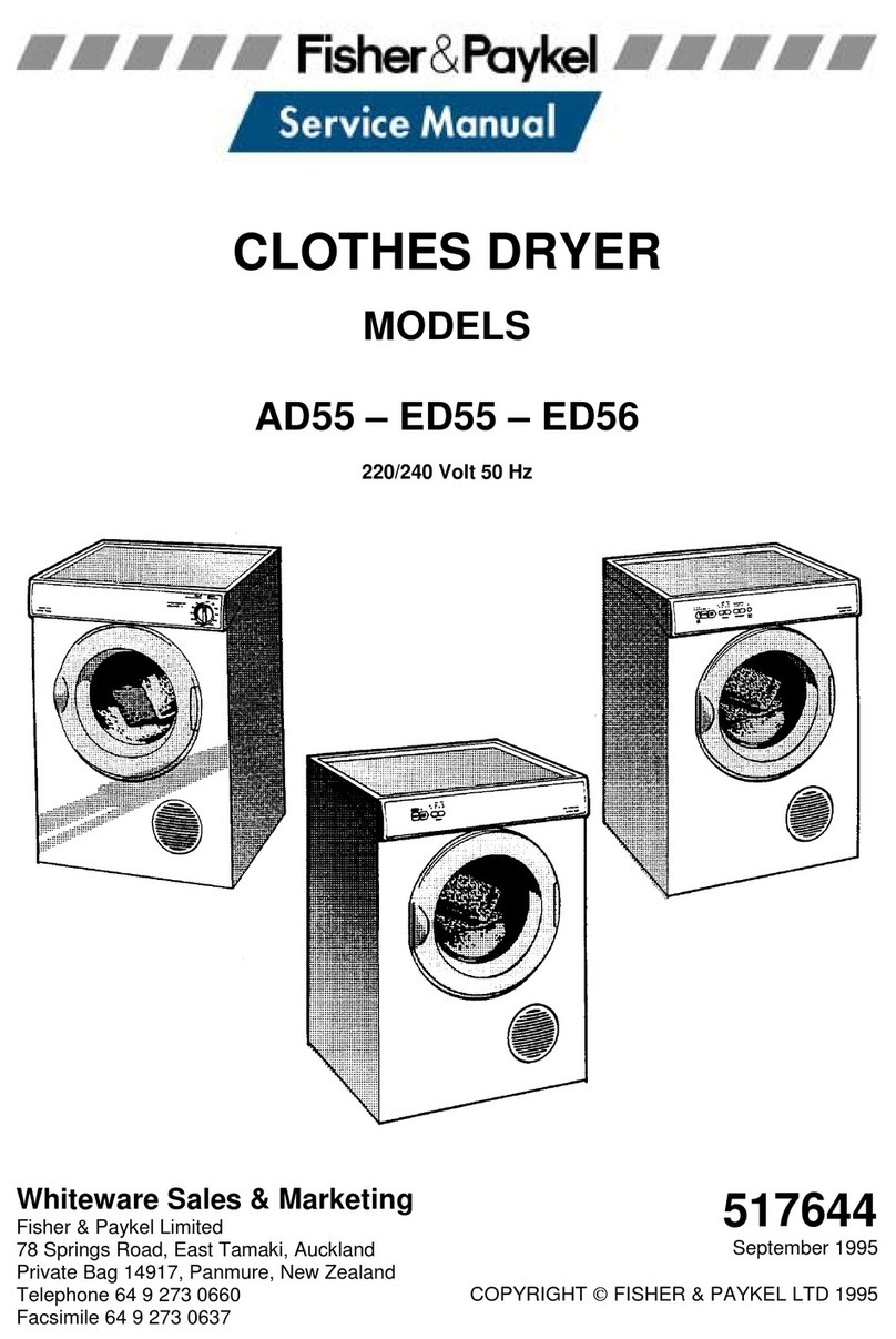 Fisher & Paykel AD55 Series User manual