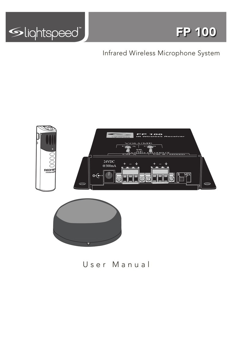 LightSpeed Technologies FP 100 user manual