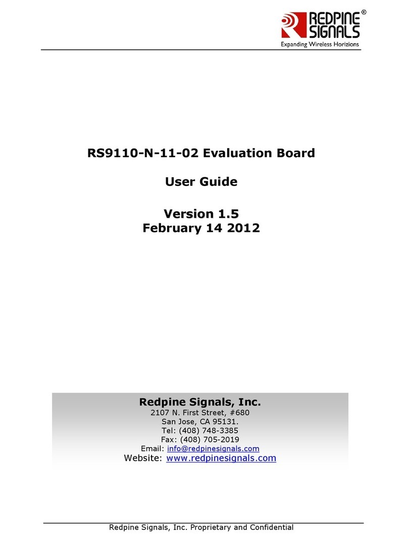 Redpine Signals RS9110-N-11-02 User manual