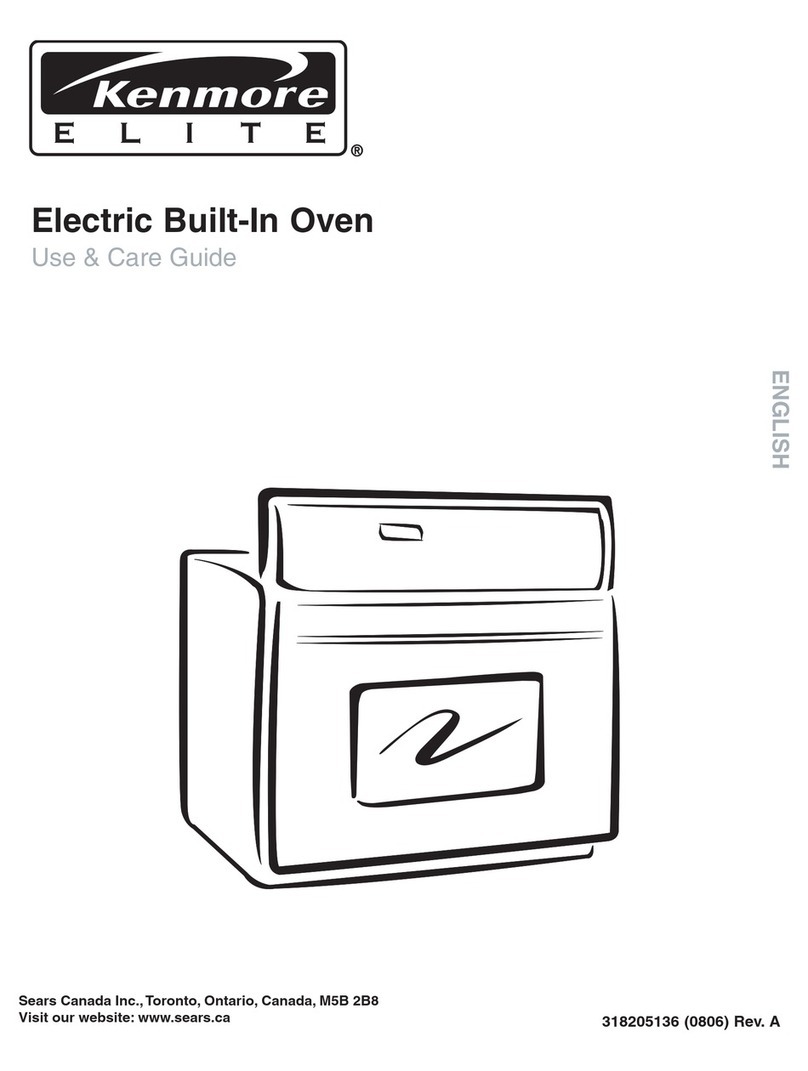 Kenmore 30" Built In Wall Oven User manual