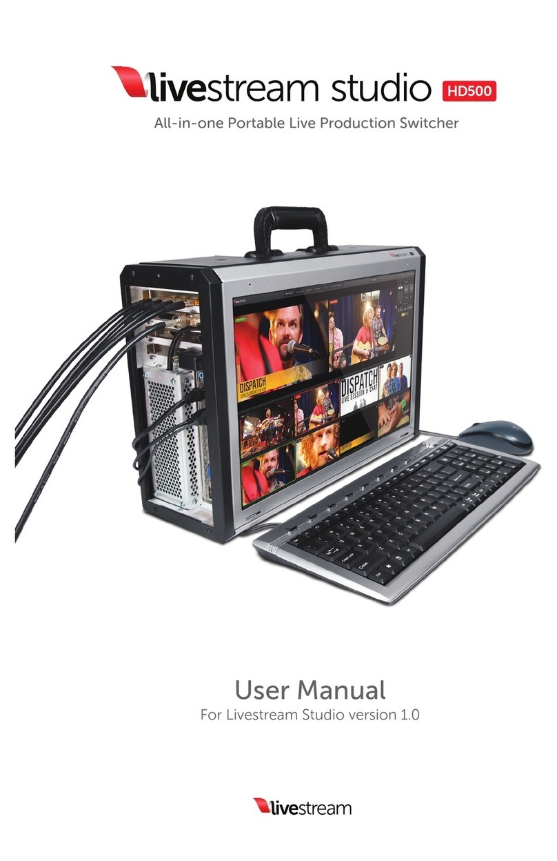 Livestream studio HD500 user manual