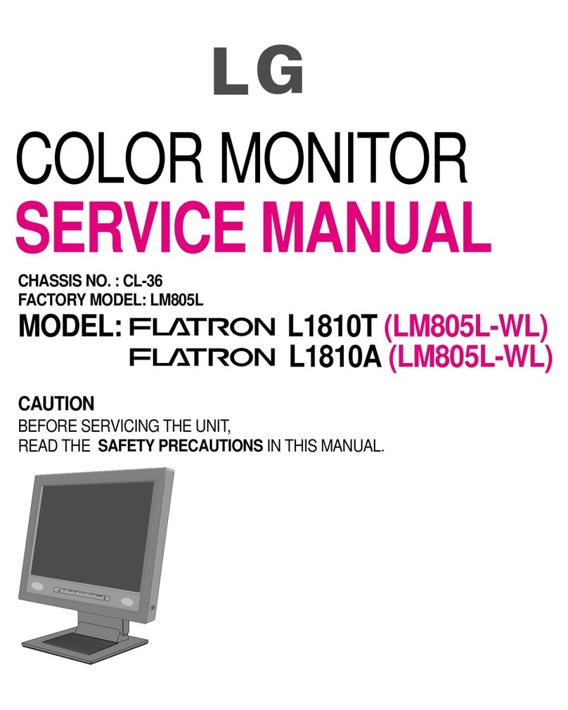 LG FLATRON L1810T User manual