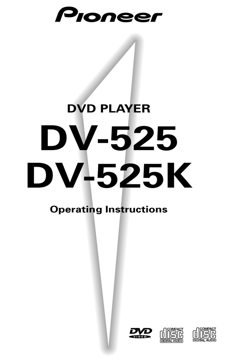 Pioneer DV-525 User manual