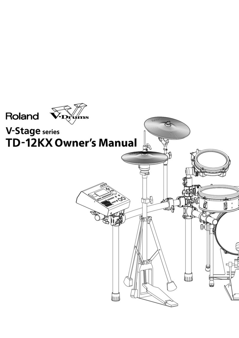 Roland V-Drums TD-12KX User manual
