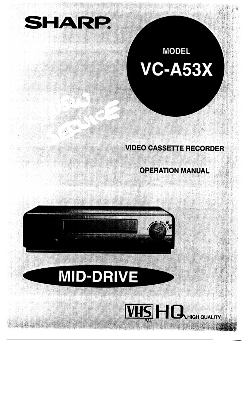 Sharp VC-A53X User manual Sharp VC-A53X User manual