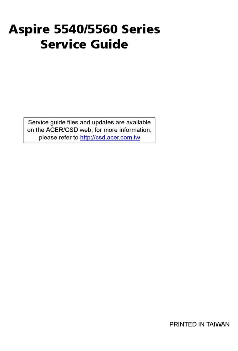 Acer Aspire 5540 User manual