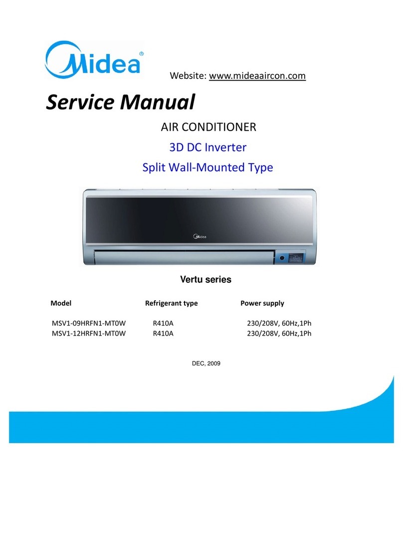 Midea MSV1-09HRFN1-MT0W User manual