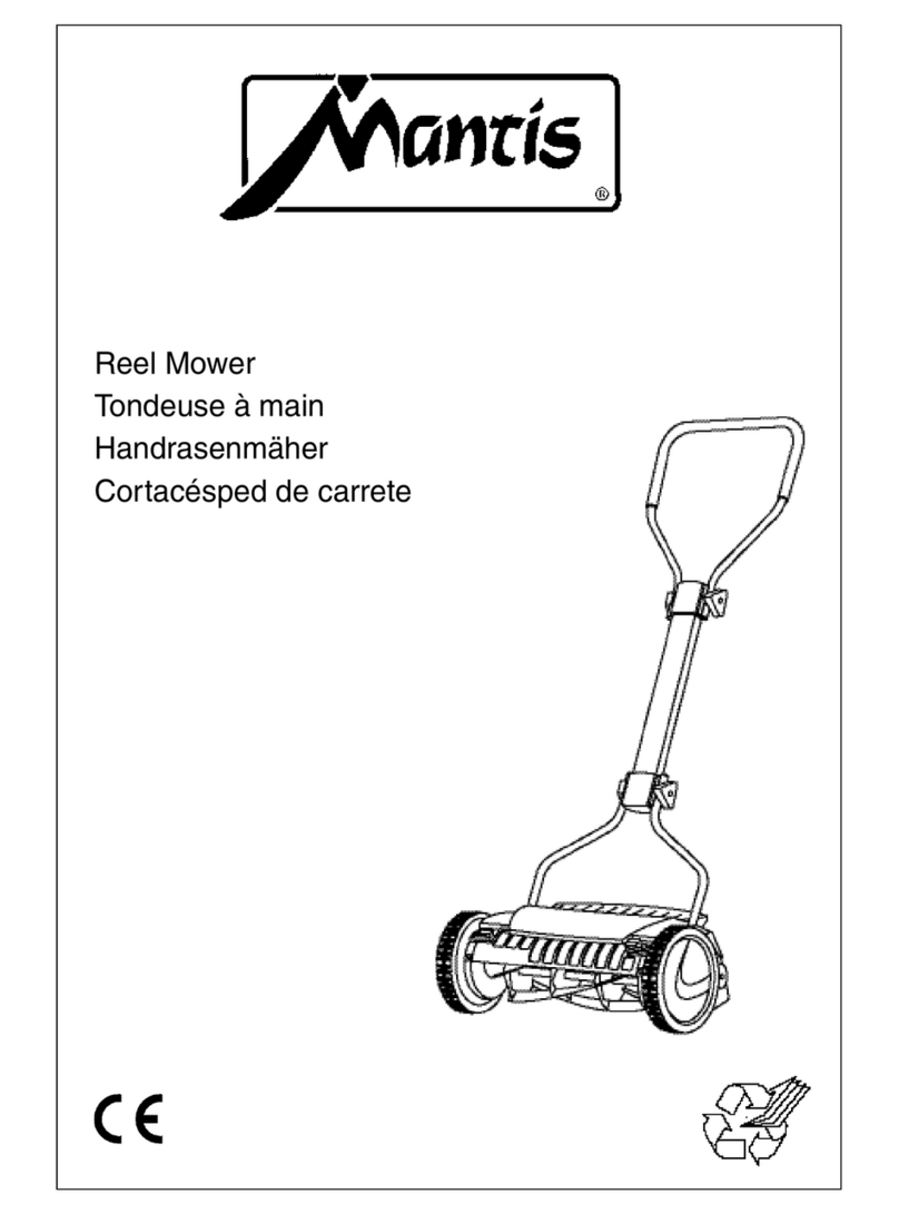 Mantis Reel Mower Instructions for use