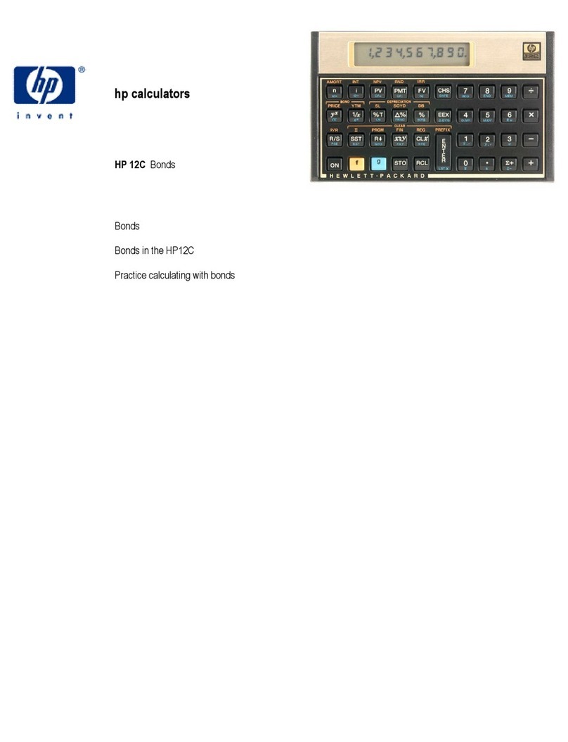 HP 12C User manual